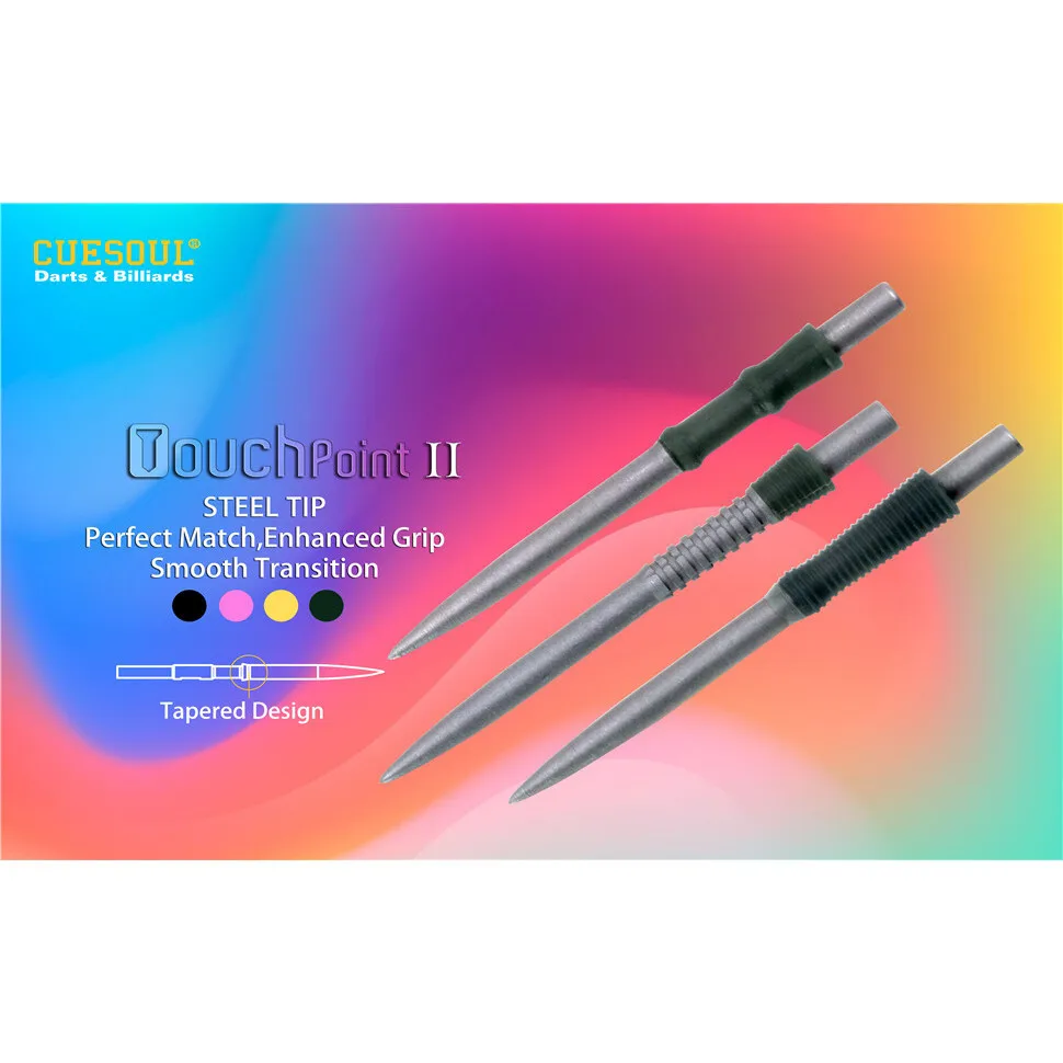 

CUESOUL TOUCH POINT II Replacement Dart Steel Point, Dart Pin Steel Tips 43/47mm,Pack of 3pcs