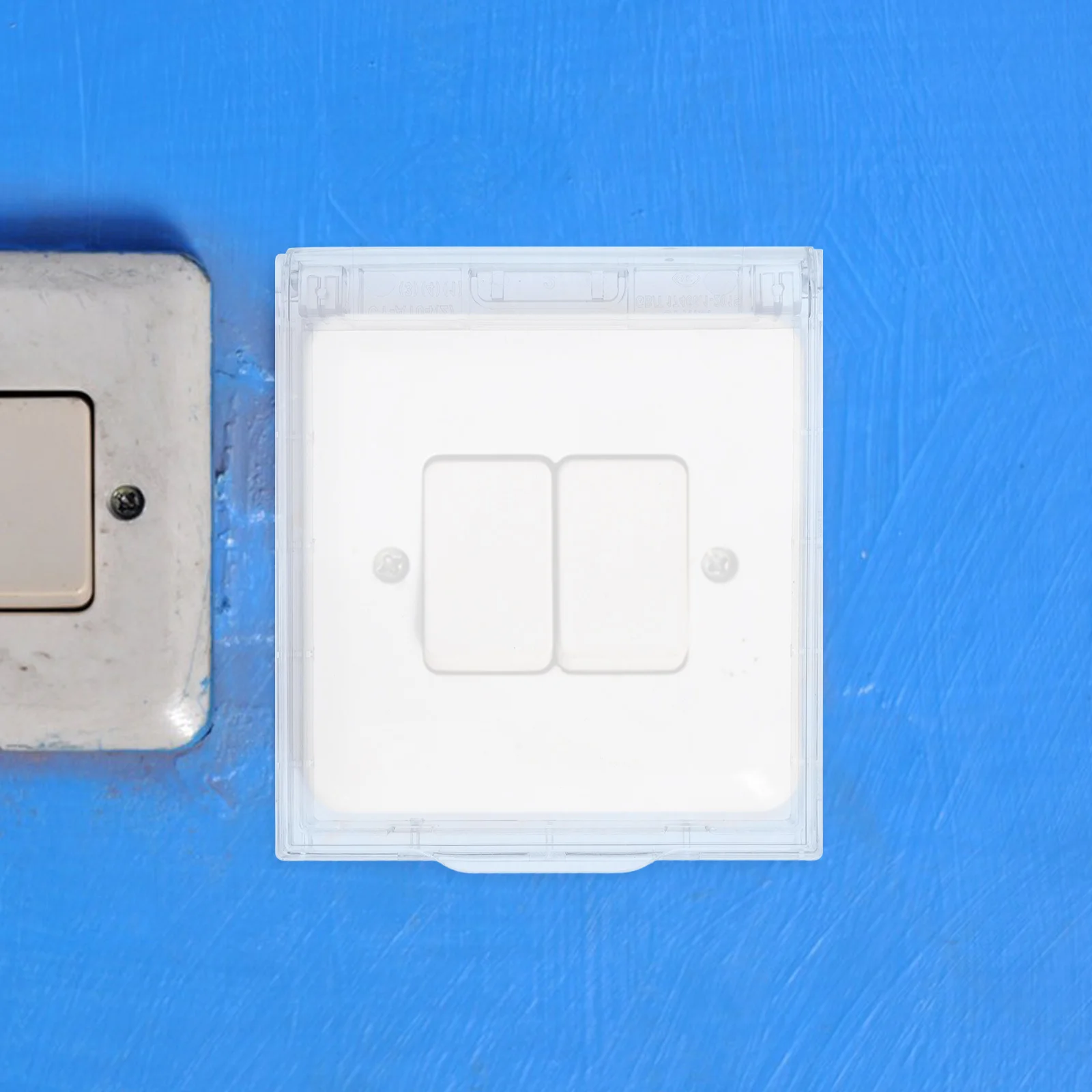 

86 Type Ultrathin Waterproof Socket Cover Adhesive Bathroom Switch Protector Weatherproof Electrical Outlet Box