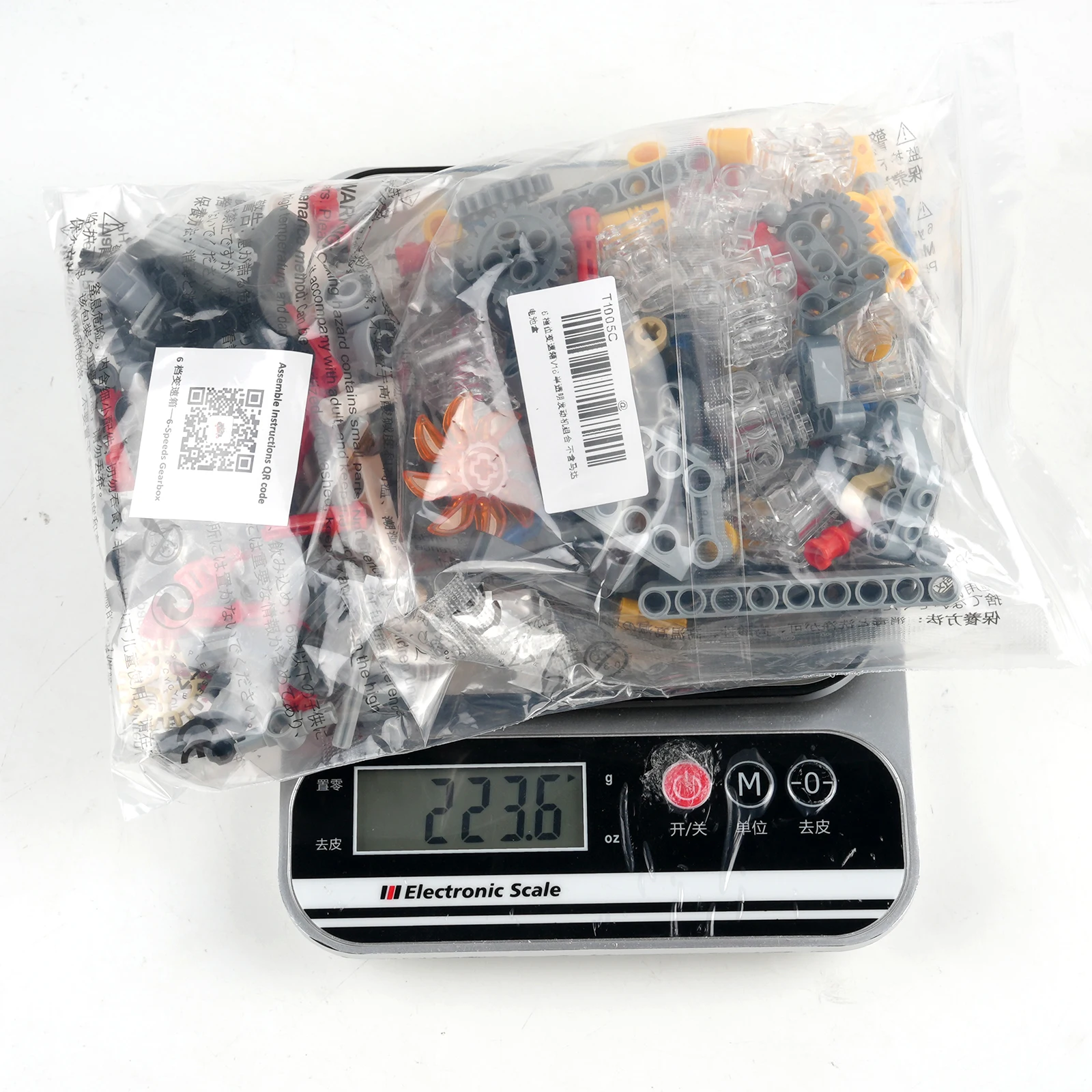 

MOC 6 Speed Gearbox V16 Engine Model M Motor AA AAA Battery Box 8883 8881 88000 Building Block Power Functions For Legoeds Brick