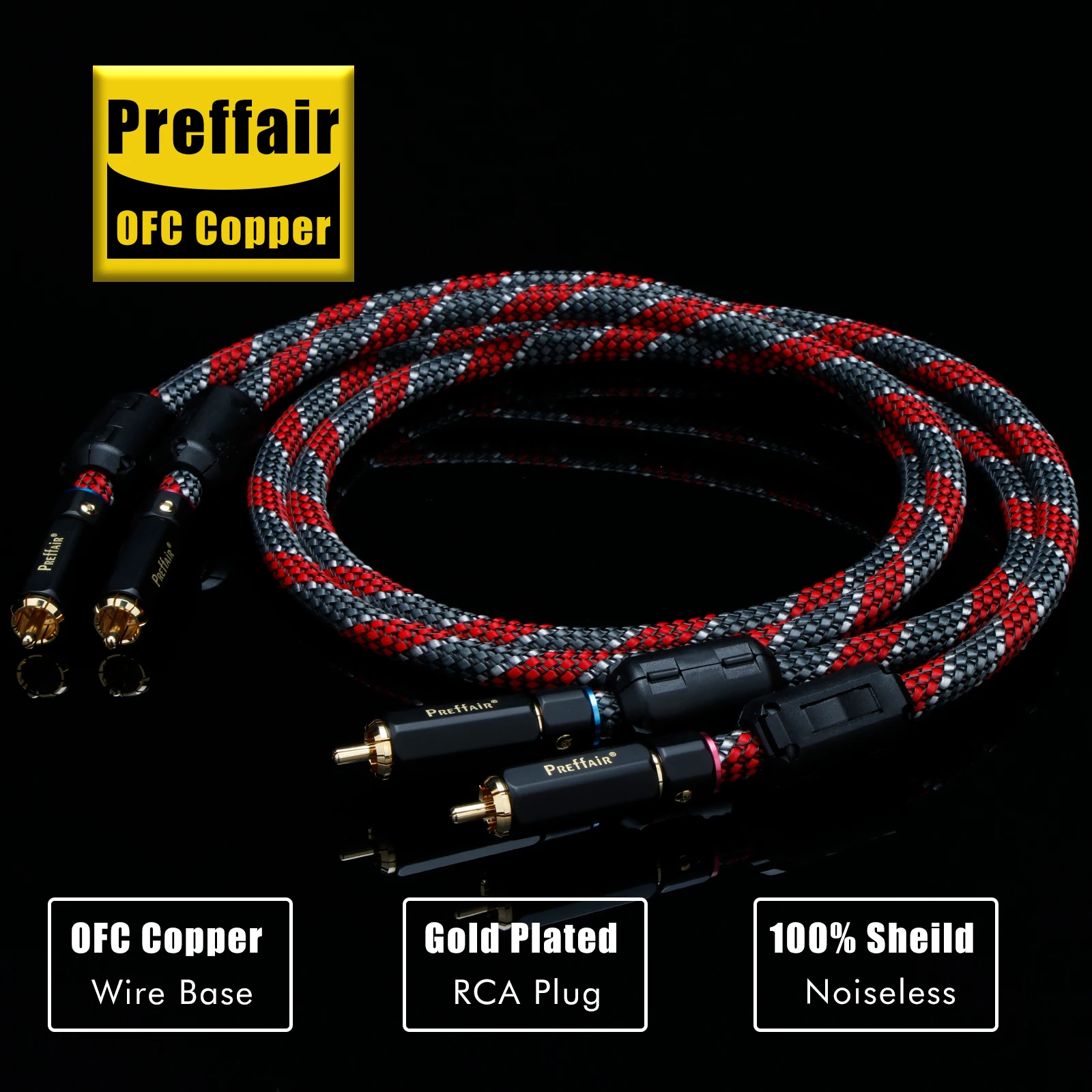 

Аудио-видео кабель HIfi RCA Аудиокабель для динамика, DVD, телевизора, усилителя