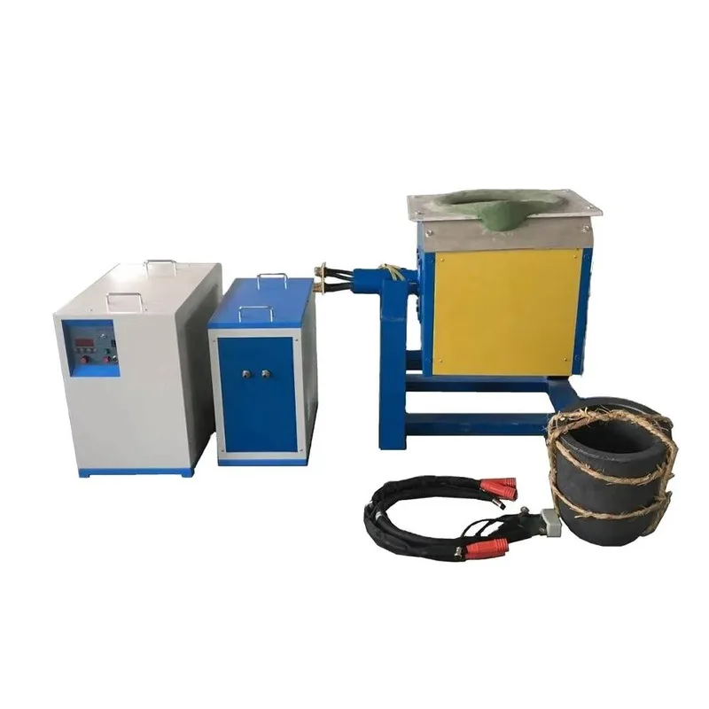 Factory Directly Offer 45KW Induction Heating Melting Furnace For Copper, Brass, Bronze