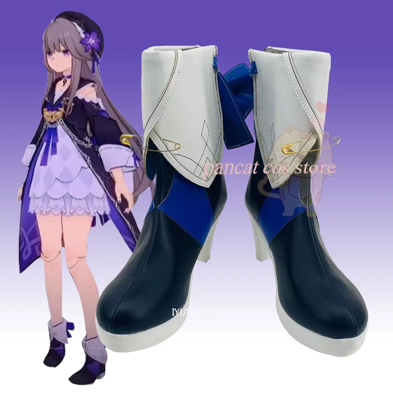 Herta Honkai Impact 3rd Cosplay Shoes Halloween Long Boots Shoes Comic Cosplay Costume Prop Anime Cosplay Shoes Carnival Cos