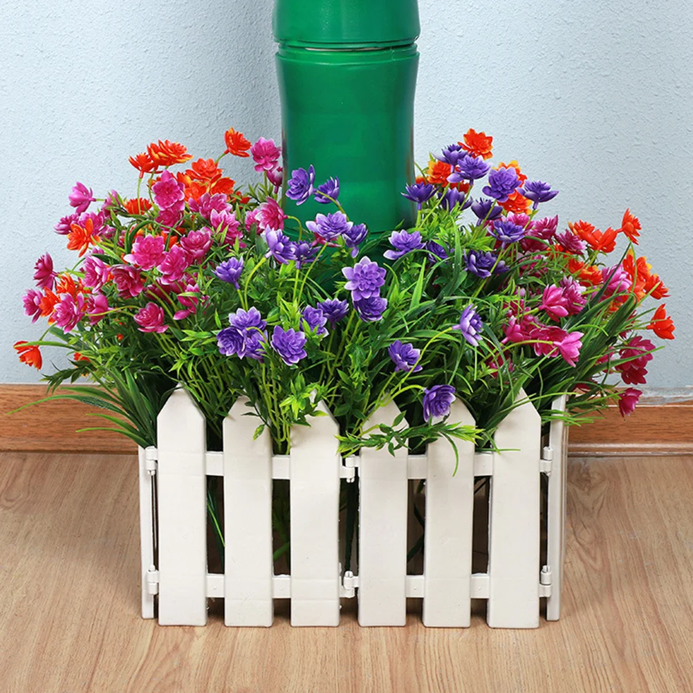 

5pcs Artificial Pipe Decor Drain Sewer Heating Cover Diy Green Plant Ornament Home Garden Decoration Reusable Bamboo