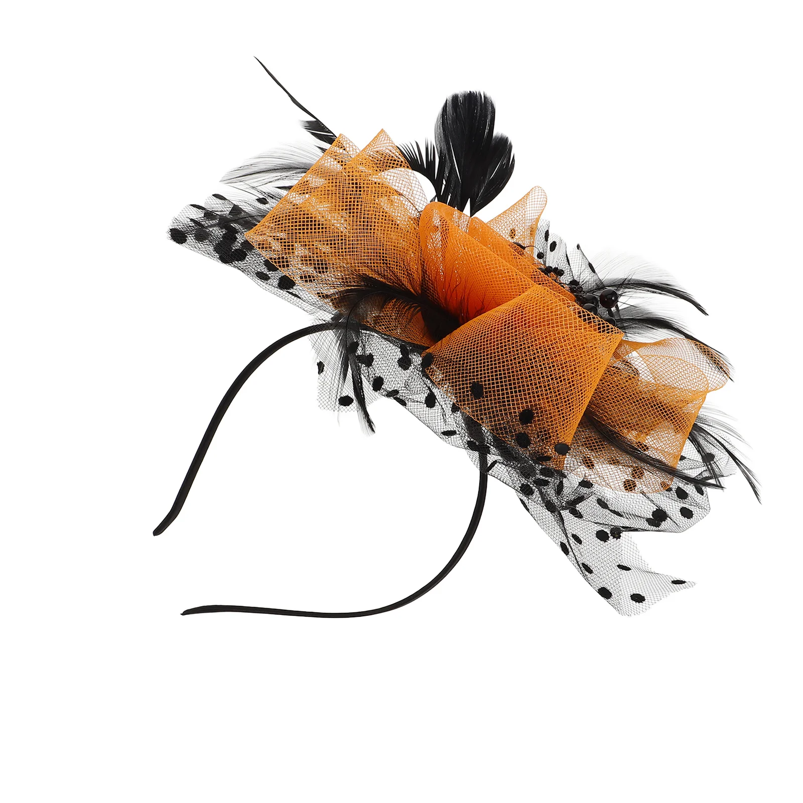 

Hair Clip Women Fascinator Headband Lightweight Elastic Wedding Party Banquet Bridal Headdress Retro Hair