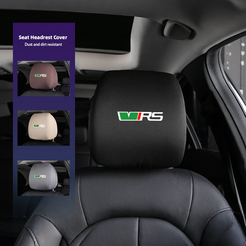 

Universal Car Headrest Cover Anti-Dirty Elastic Protective Pad Protectors Accessories For Skoda VRS Octavia PRO Kodiaq Elroq