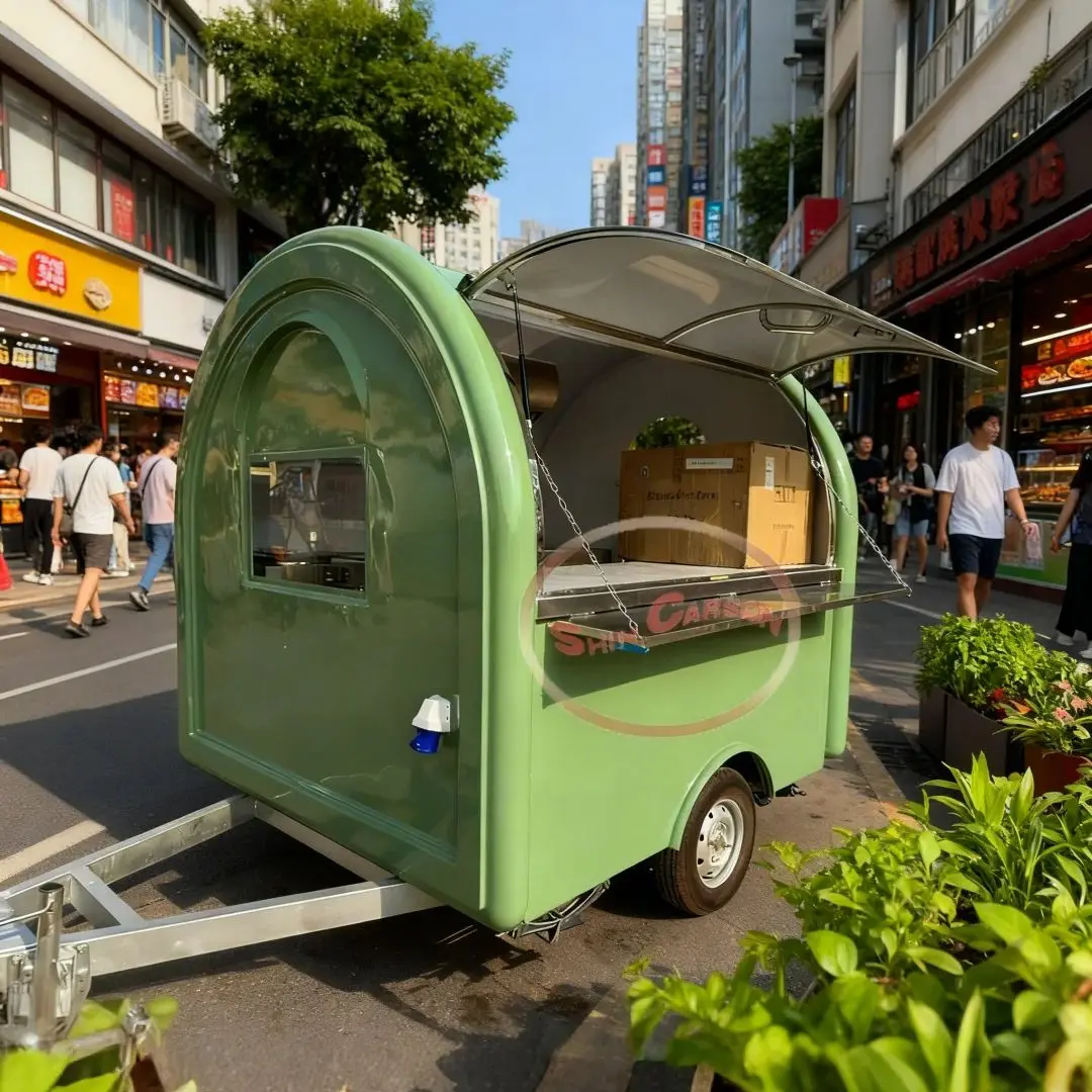 

Custom Food Trucks for Catering Business - Fully-Equipped Mobile Bars Coffee Carts Hot Dog Trailers - Customizable Design