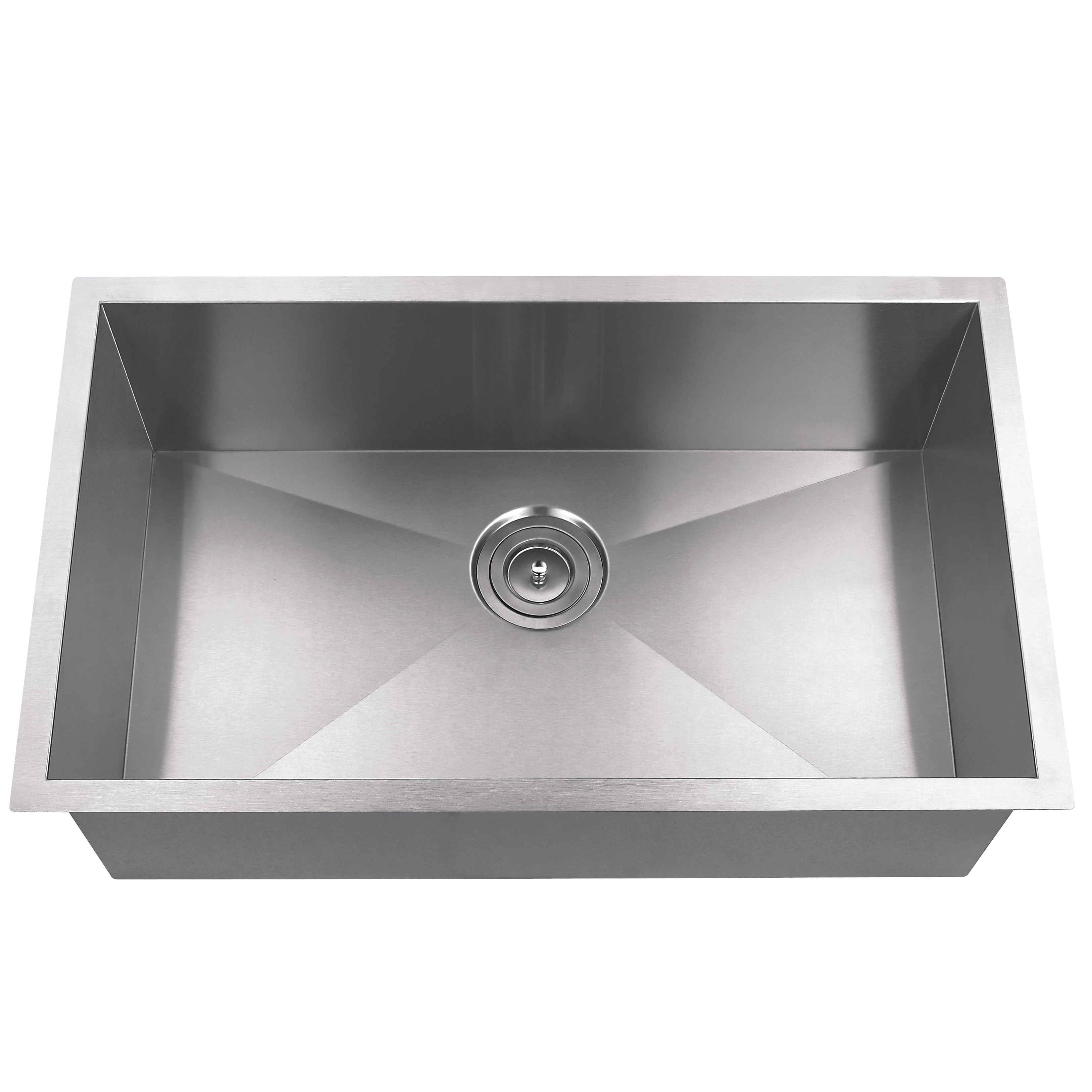 

Fanwin High quality stainless steel material kitchen sink classic handmade sink metal single bowl kitchen sink
