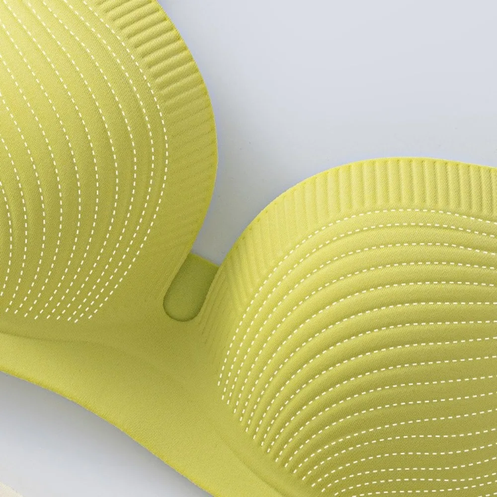 Solid Color Wireless Deep V Bra Close-fitting Anti-sagging Push Up Underwear Adjustable Gathered Breasts Seamless Bras Running