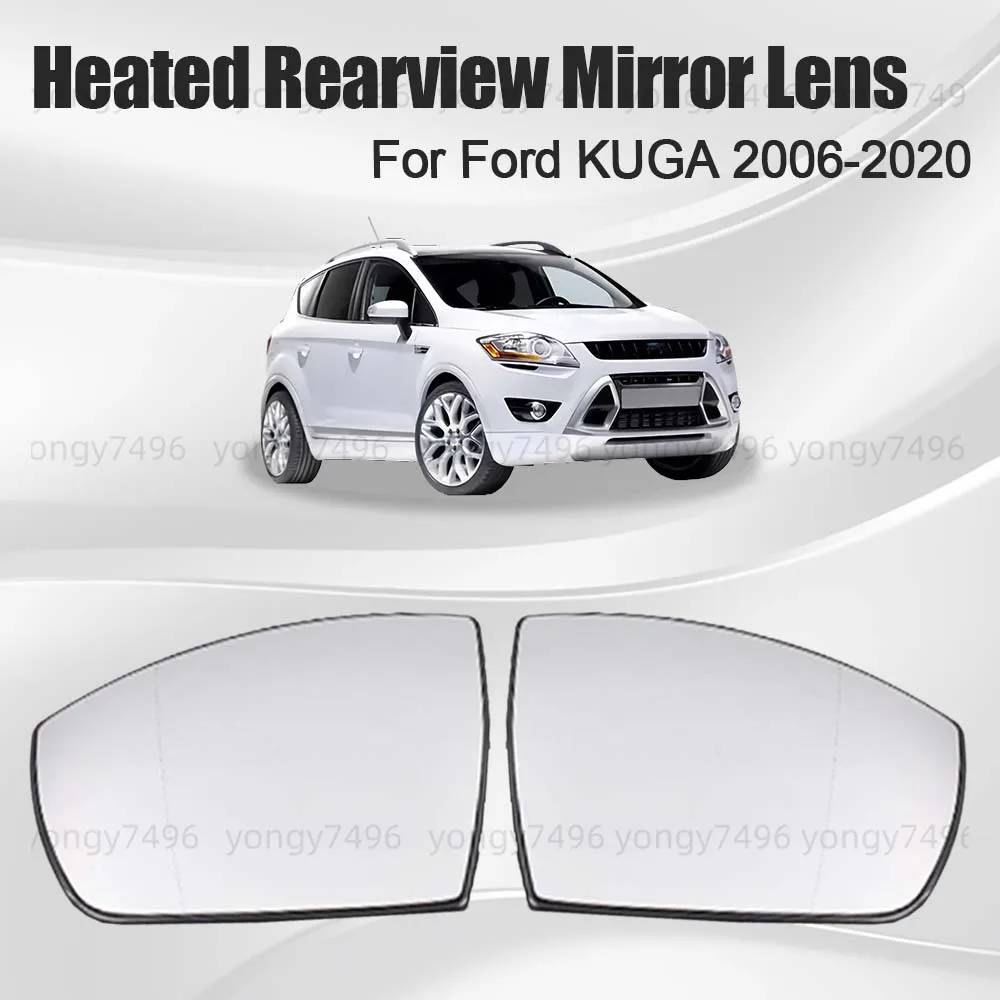 

Replace Car Wide Angle Heated Rearview Mirror Lens For Ford KUGA 2006-2020 Cars Accessories Upgrade Mirrored Glass Exterior