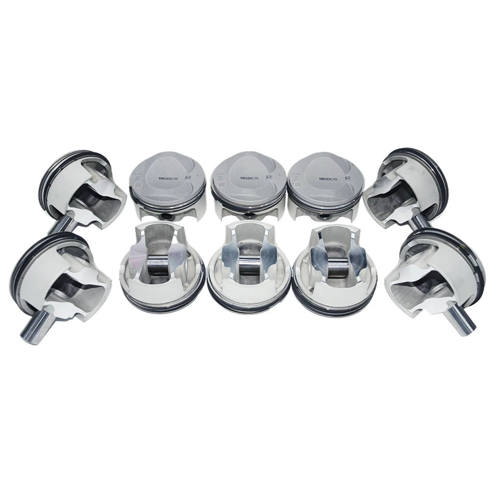 Factory Price Auto Parts Cylinder Forged Piston for RS5 Lamborghini R8 RS4 079107065CS 07L107065AC