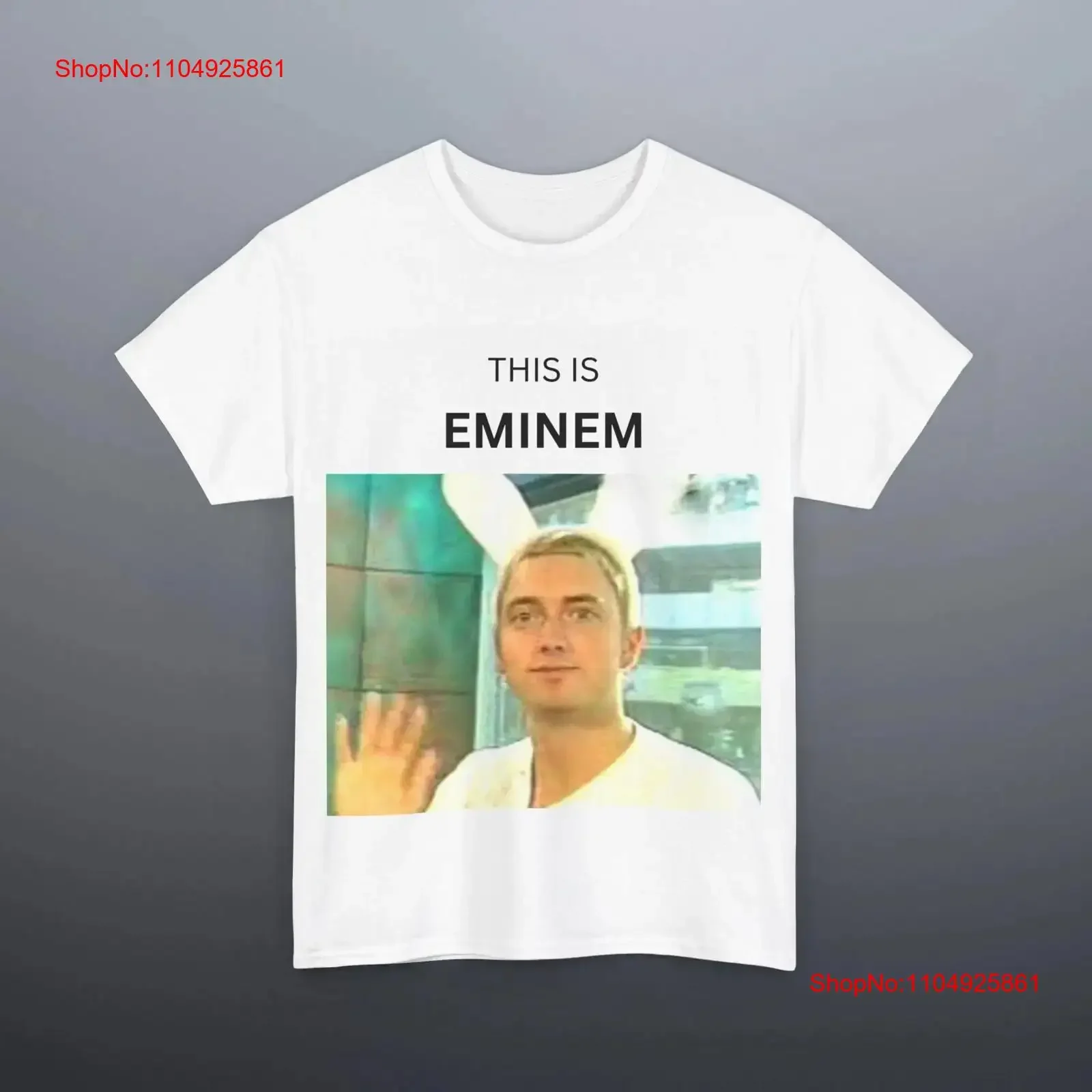 

Рубашка This Is Eminem Funny T Cursed Meme Slim Shady Humor Rap God Marshal Mathers винтажная стираная мягкая удобная графика