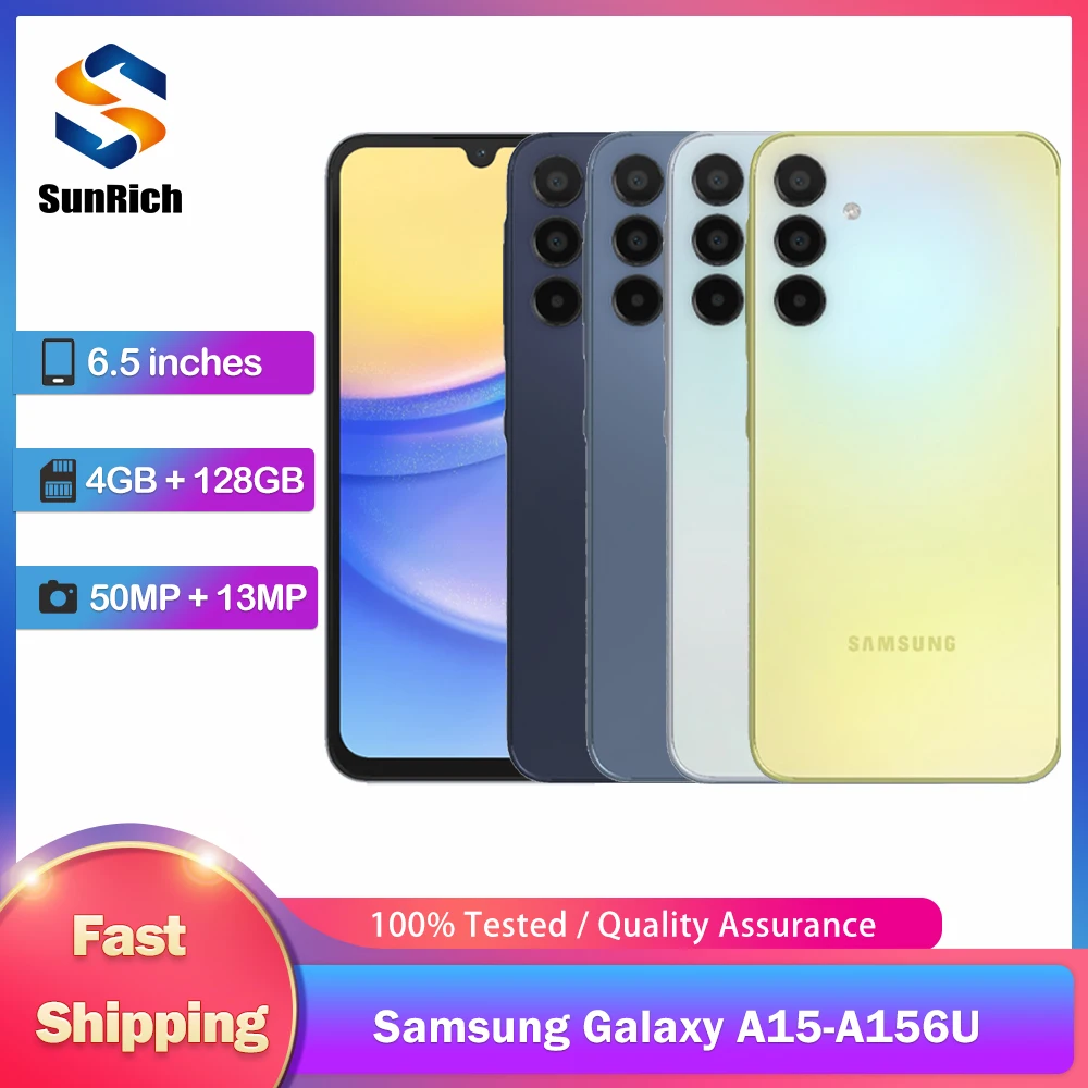 Оригинальный мобильный телефон Samsung Galaxy A51 A516U 5G NFC 6 ГБ + 128 ГБ 6,5 дюйма 48 МП + 12 МП + 5 МП + 32 МП Exynos 980 Octa-Core A51 5G