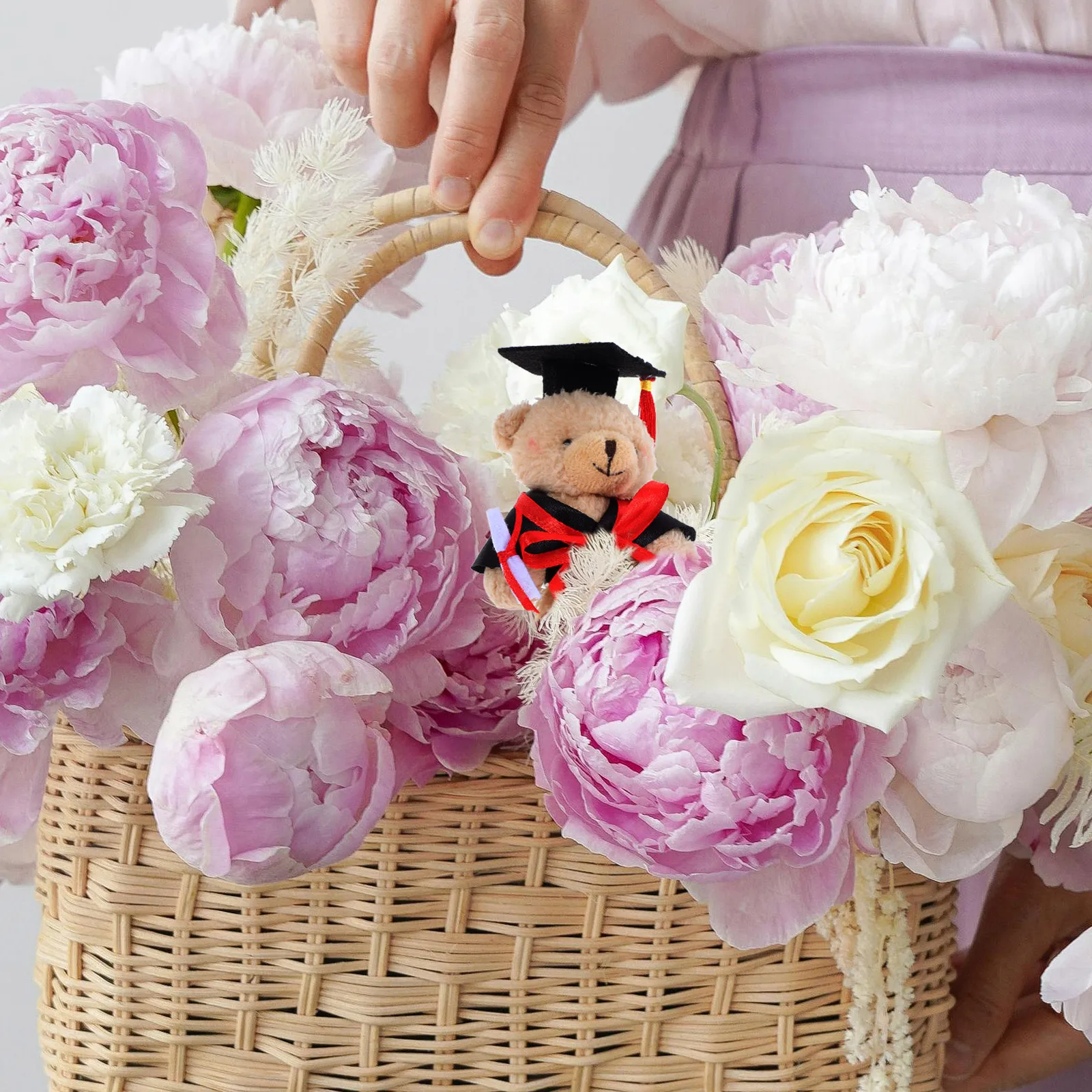 

Mini Graduation Stuffed Animal Ornaments Birthday Party Favor Party Soft Decoration Girls High Graduate School