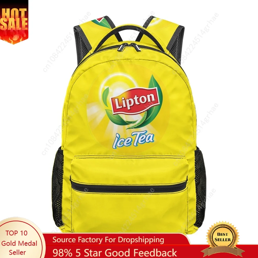 Ice Tea Lip Ton All-over Print Student Backpack Custom Casual Suitable for Travel and Camping Lightweight, and Easy To Clean