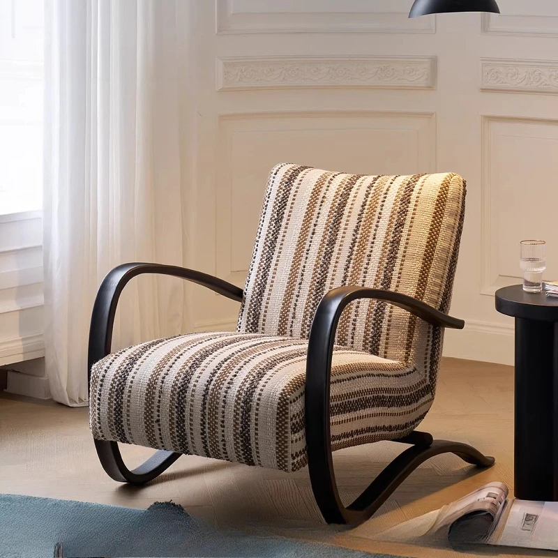 

Leisure chair living room French retro balcony bedroom sofa chair antique style