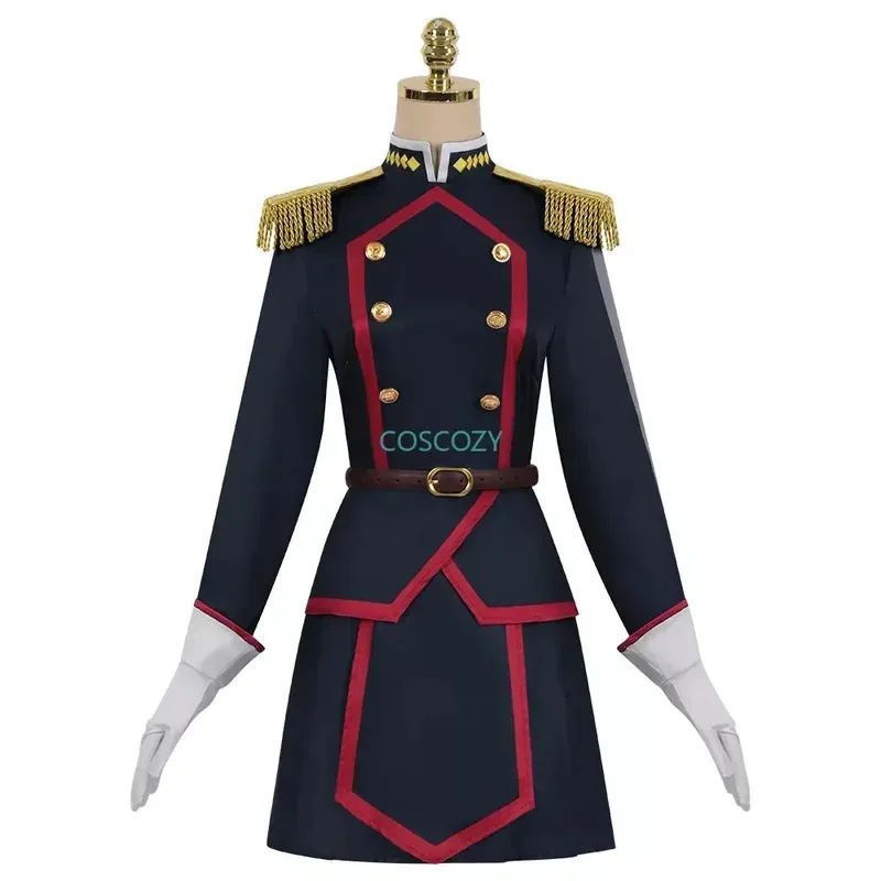 Izumo Tenka/Azuma Himari/Uzen Ky ka/kawamura Nei 코스프레 의상 Mato Seihei No Slave Corps 케이지 군인 유니폼 드레스