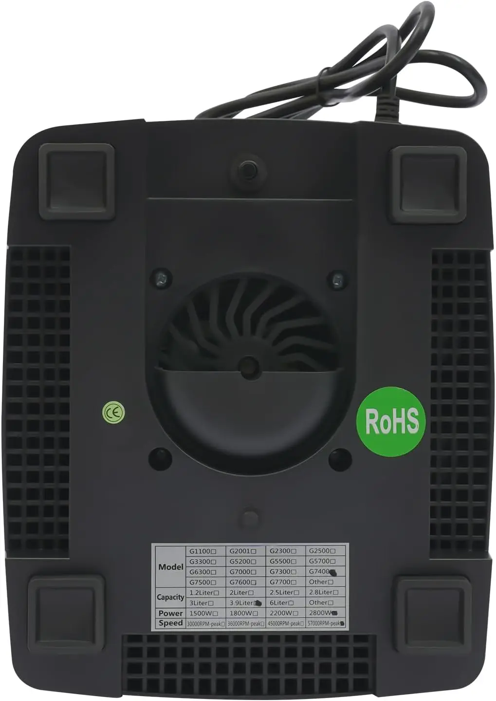 132 Oz Commercial Agitators, Professional Countertop Agitators 2800 Watt Base, High Performance Ice Crusher - Large Smoothie Agi