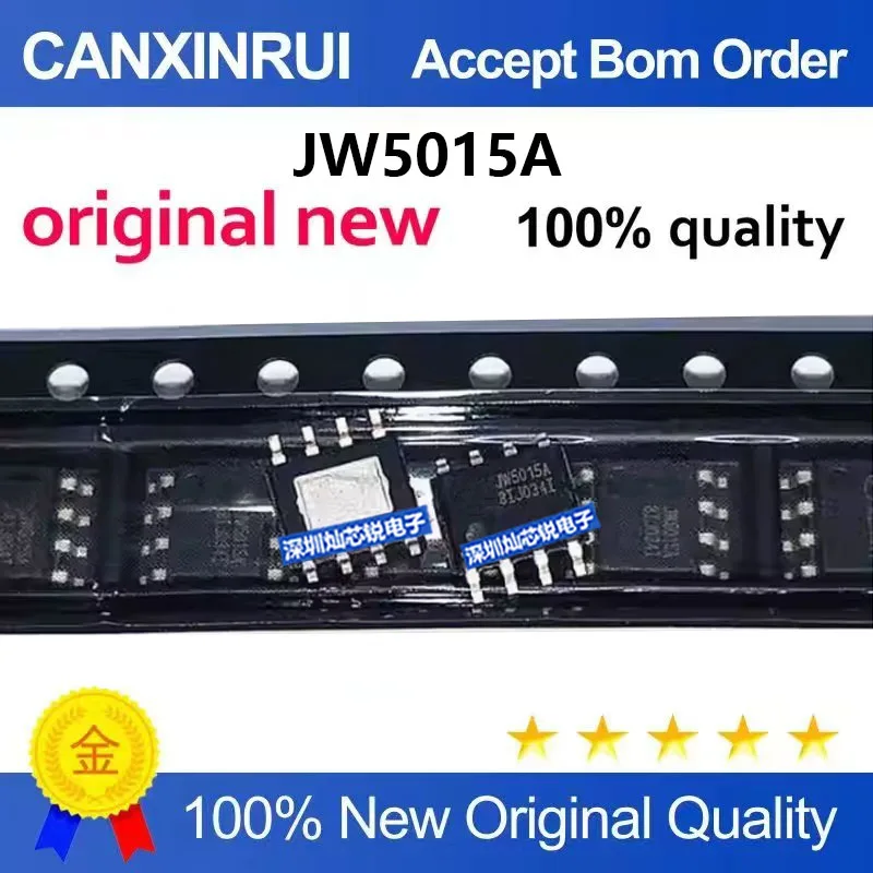 (5-100pieces)Brand New Original JW5015A SOP8 SMD DCDC Synchronous Buck Converter Regulator Chip