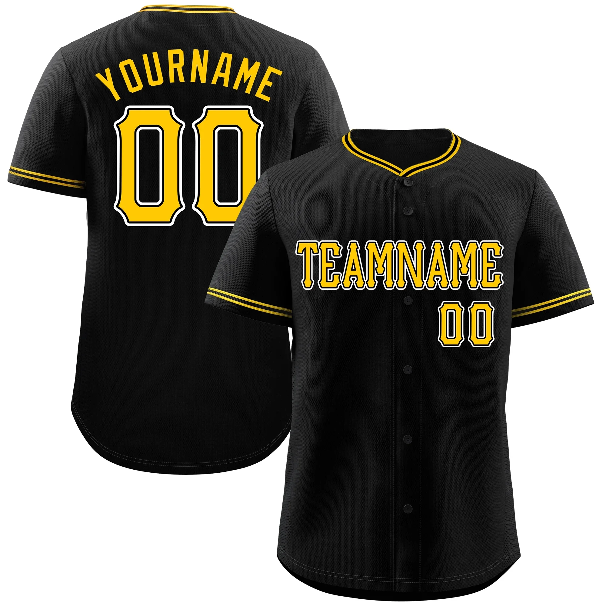 

Personalzied Men/Women/Youth Classic Style Baseball Jersey Printed Team Name Number Active Training Short Sleeve Shirt