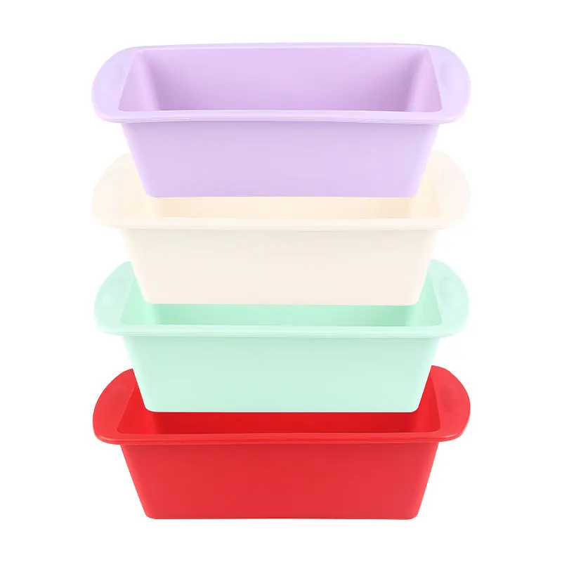 2Pcs Silicone baking tray, kitchen small toast tray, easy to demold, heat-resistant baking tray, DIY baking tool