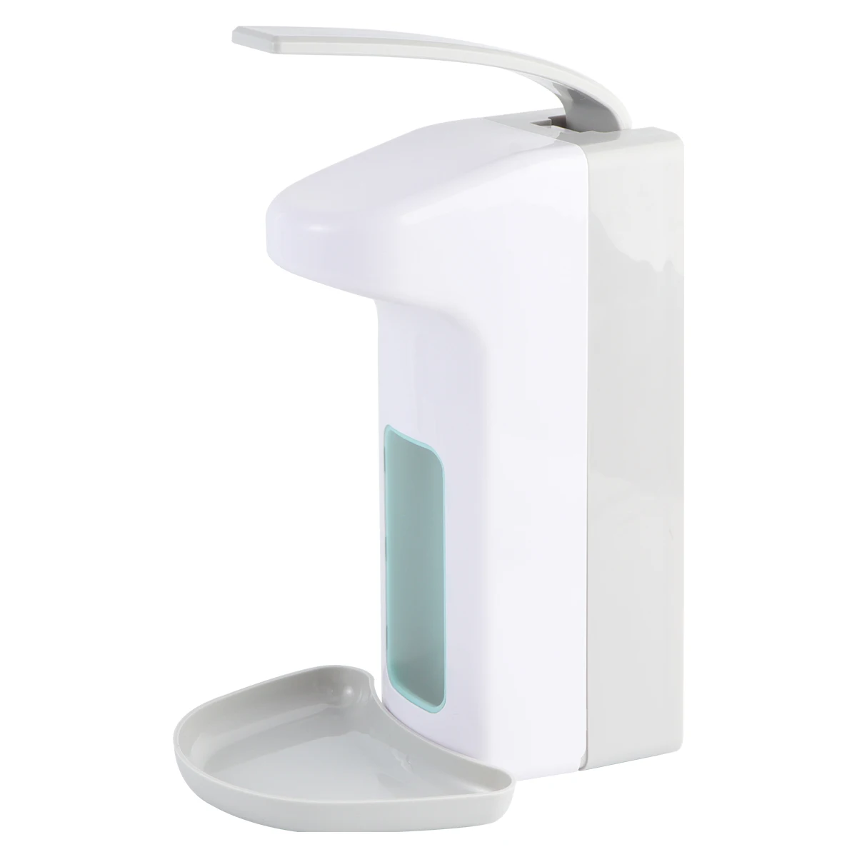 

1Pcs Wall Mounted Soap Dispenser Manual Large Capacity Stainless Steel ABS for Kitchen Bathroom Hotel School Office