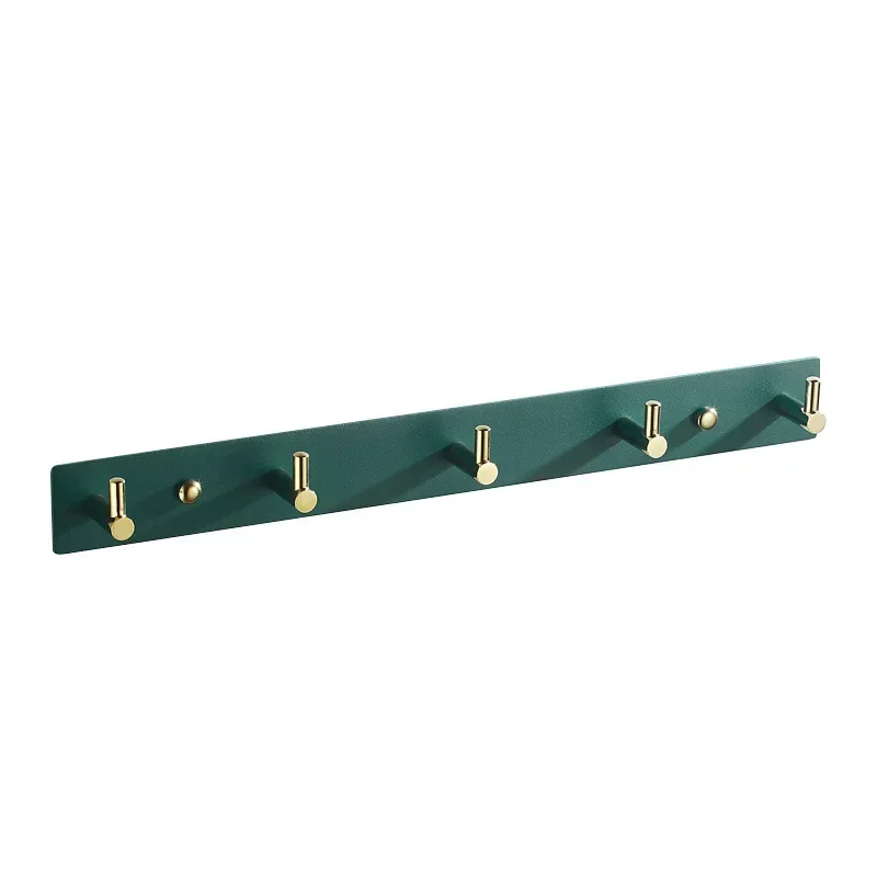 New bathroom clothes hook wall hanging hook green gold living room bathroom coat