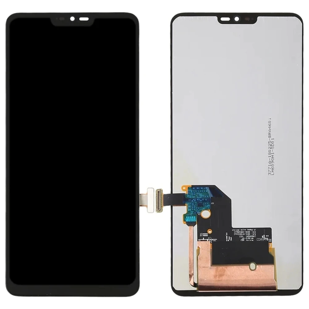 Compatible For LG G7 ThinQ / G710 G710EM G710PM G710VMP LCD Touch Digitizer Full Assembly And Back Cover Black