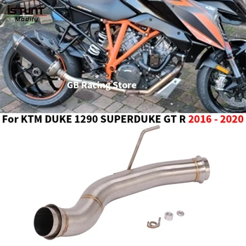 Slip on For SUPER DUKE 1290 GT KTM 1290 2016 - 2020 Motorcycle Exhaust Systems Original Moto Modify Original Muffler Pipe Connect