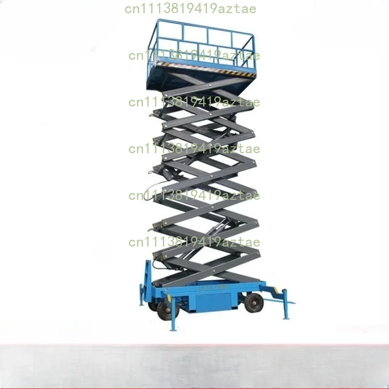 4-10m Electric Mobile Scissor Lift Construction Aerial Work Platform