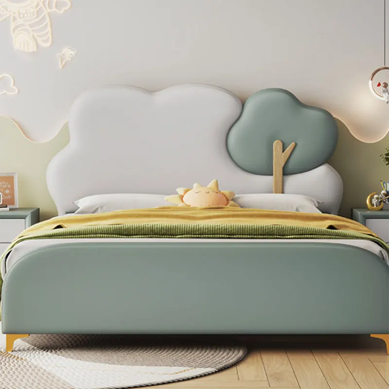 Luxury Childrens Frame Double Bed Nordic Pretty Hotel Room Double Bed Princess Modern Cama Montessoriana Infantil Furniture