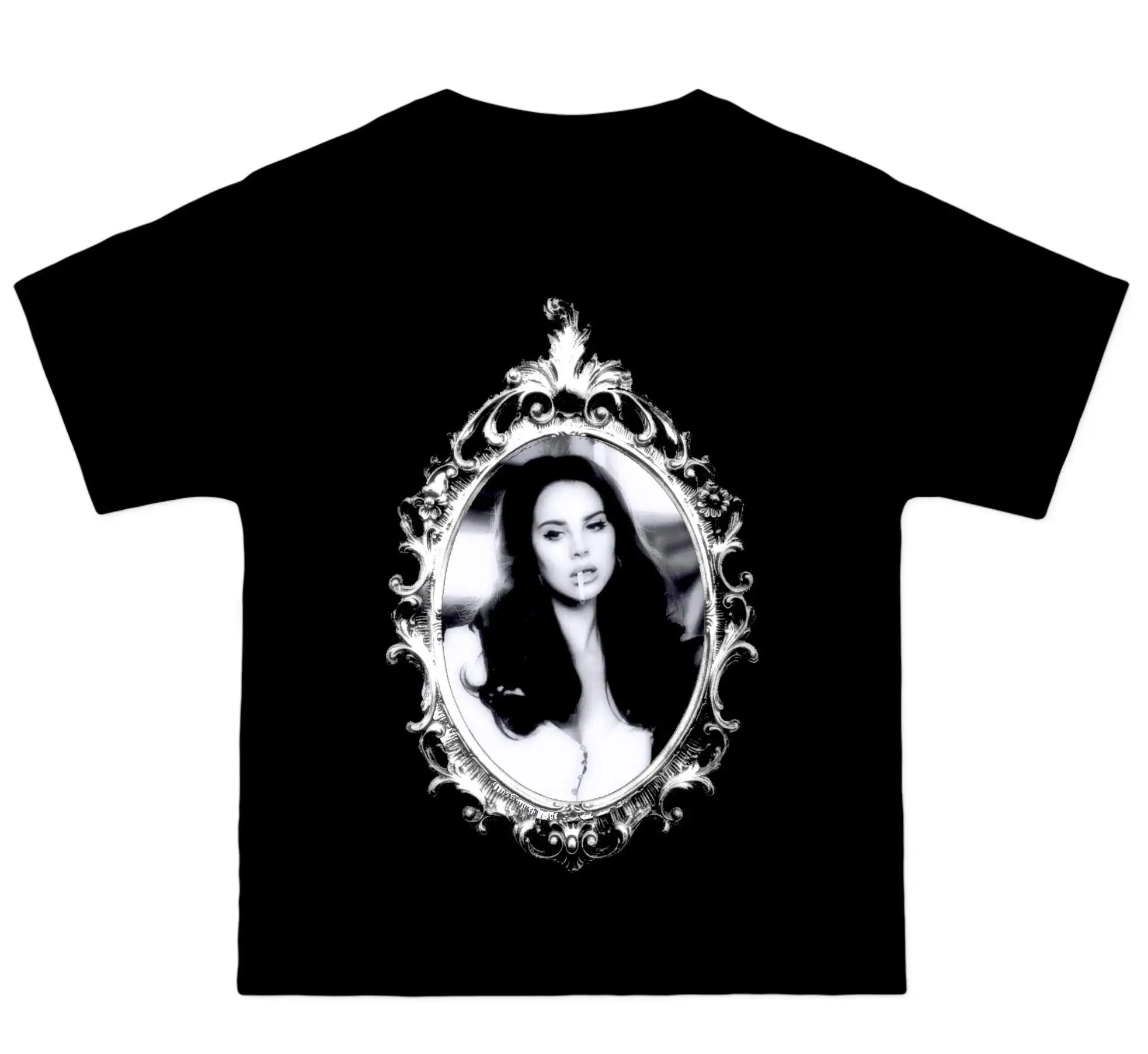 Lana del rey heavyweight black tee shortsleeve shirt