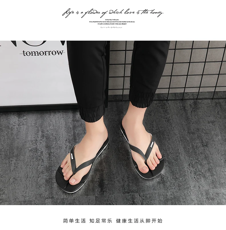 Große Größe 50 Herren Mode Massage Flip-Flops Innen-/Außenbereich Sandalen Strand Flip-Flop Herren Slides Sommer Rutschfeste Herren Duschpantoffeln – Detail 12