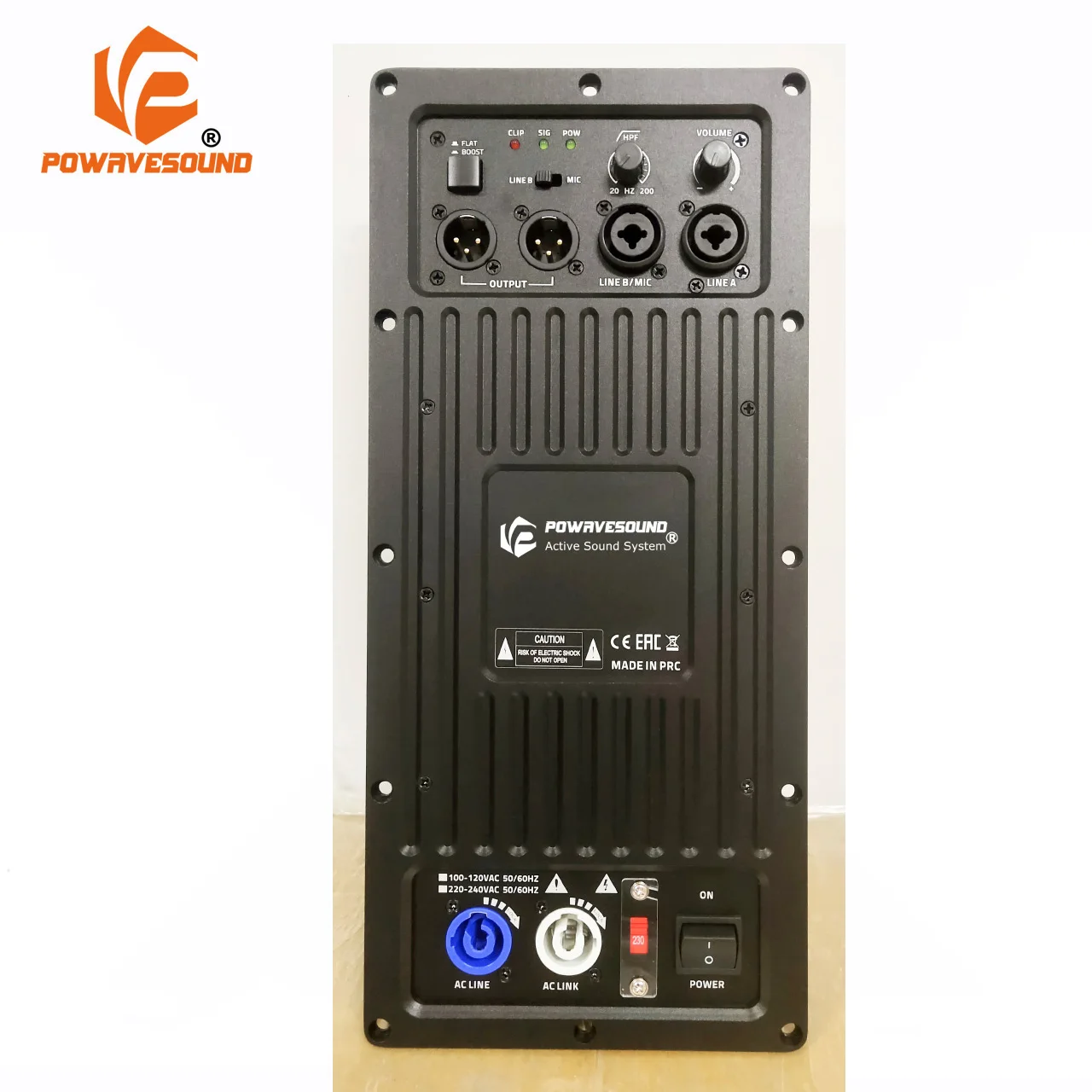 D class Module amplifier for 2-way full range speaker and active line array speaker single channel 2000W 1500W for optional