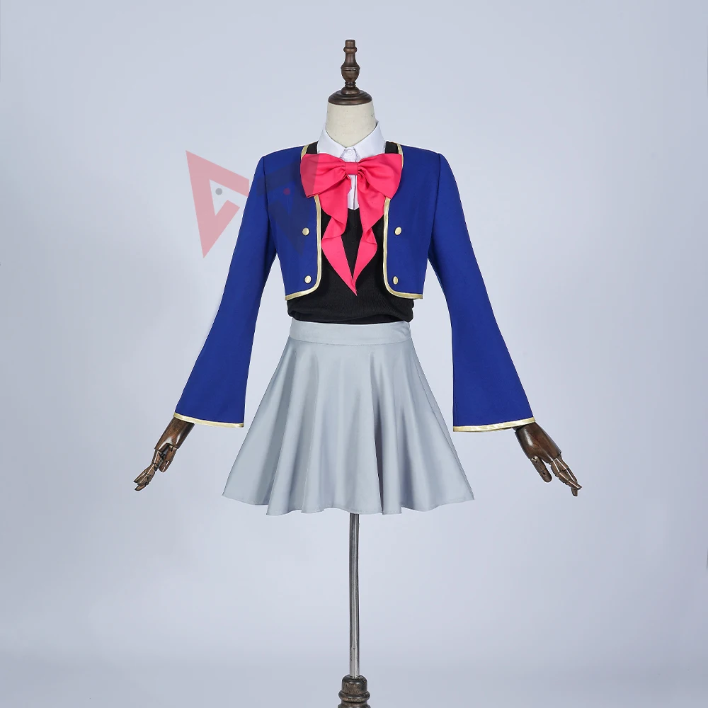 

Oshi No Ko Hoshino Rubii Arima Kana Cosplay Costume Shirt Coat Skirt Bow For Girl Wome Custom Made