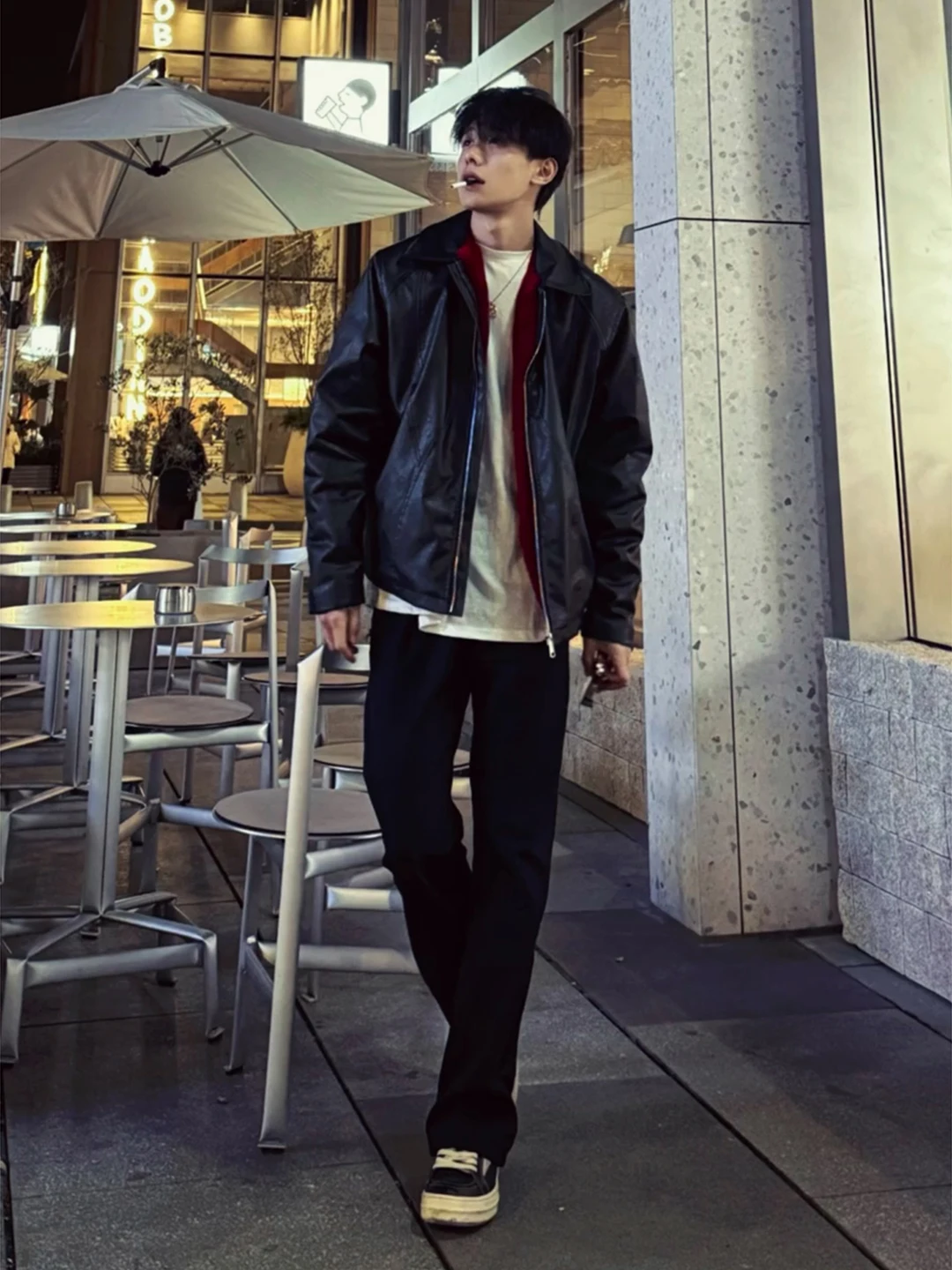 

Мужские черные джинсы-клеш в американском уличном стиле, зимние, прямые, с флисовой подкладкой, Cleanfit