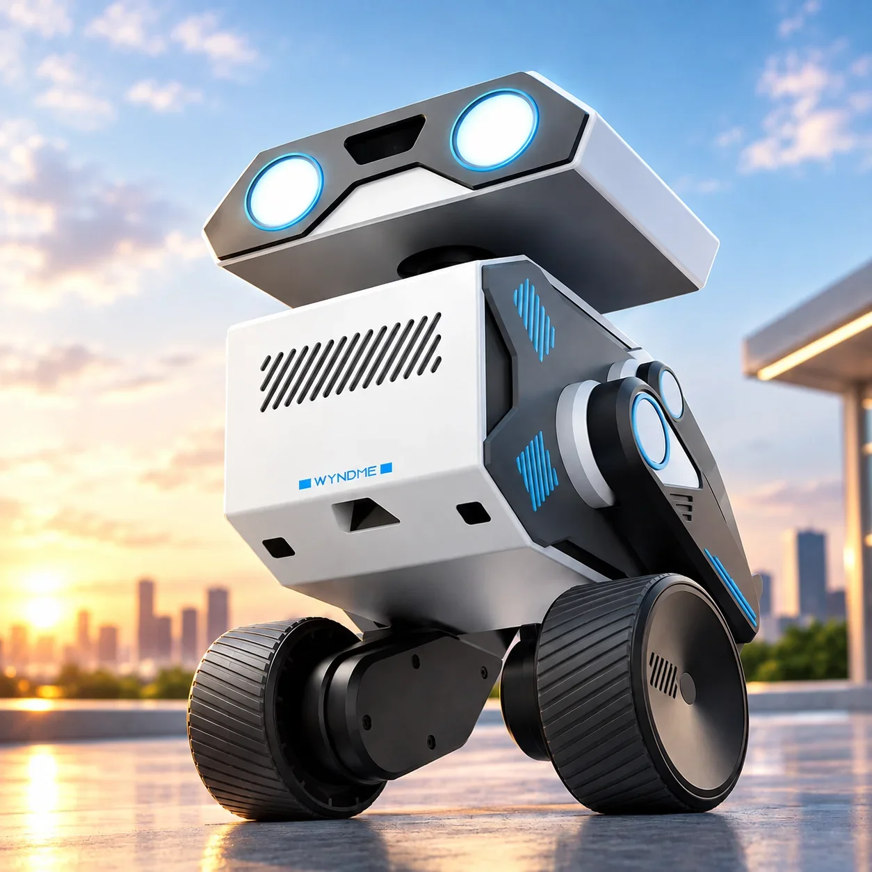 WYNDME 01 Pro Intelligent AI Companion Robot Smart Vision Voice Interaction Action Recognition Long Term Memory Smart Pet Gift