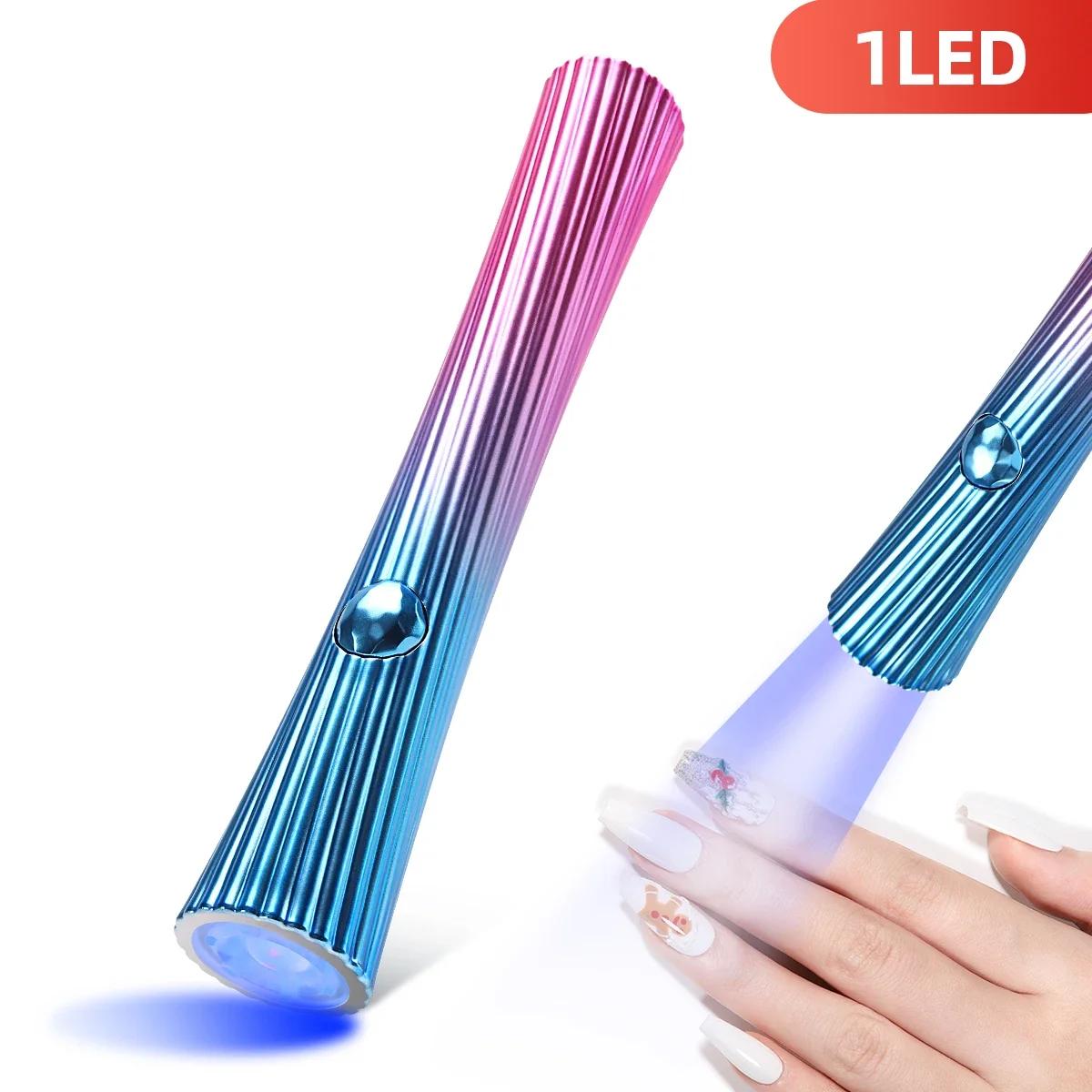 UV LED Nail Lamp Portable Nail Drying Lamp Mini UV Light For Nails Handheld Gel Polish Curing Nails Dryer Professional Nail Tool