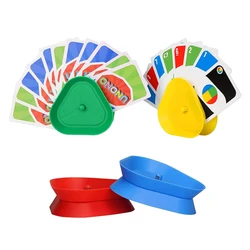 4 pezzi/set porta carte da gioco a forma di triangolo persona pigra sedile da poker carte da gioco da tavolo supporto per bambini anziani libera le mani