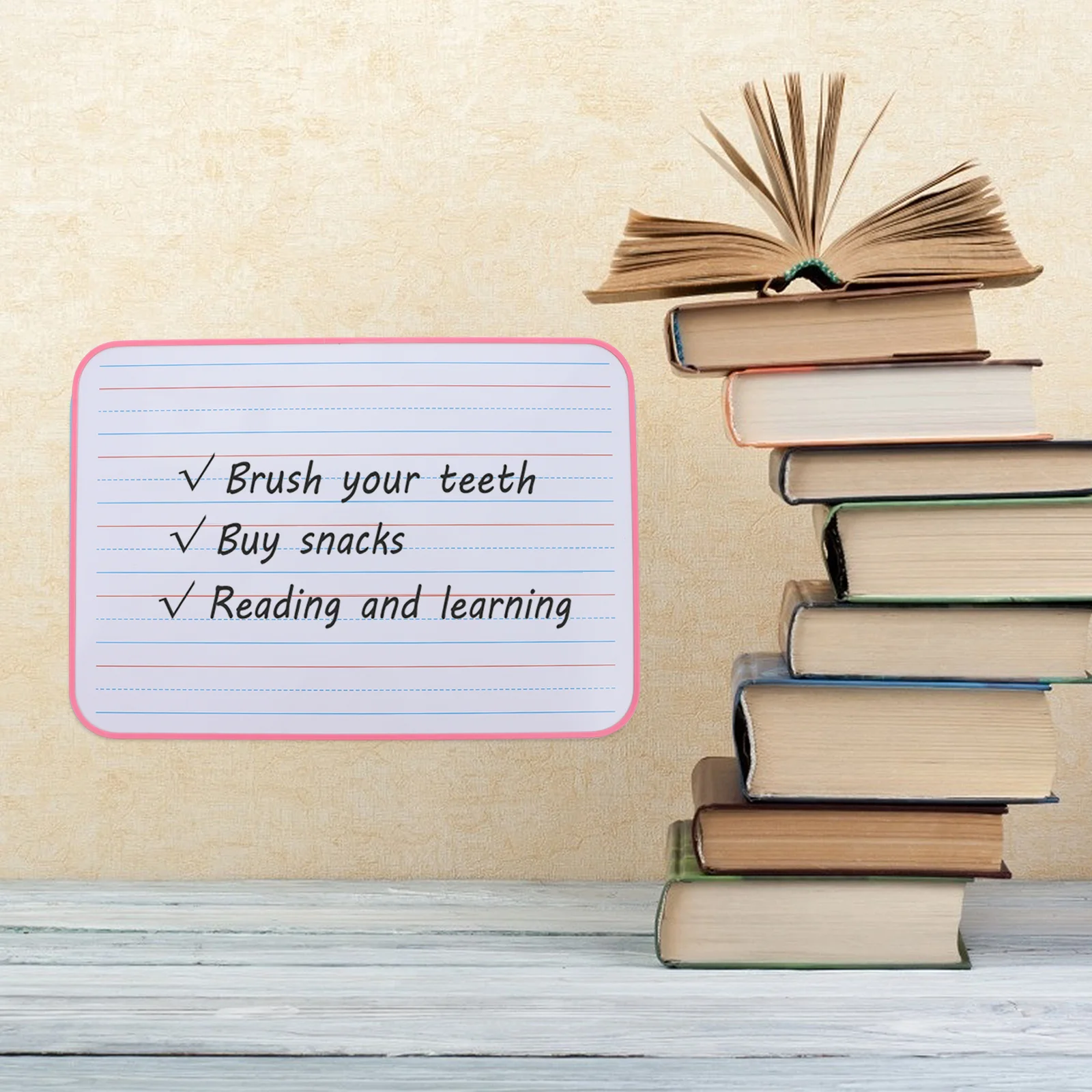 1 قطعة A4 ثنائي الجانب السبورة لوحة تعليمية تفاعلية سهلة بسيطة مريحة غرفة المعيشة غرفة نوم مكتب المدرسة #4