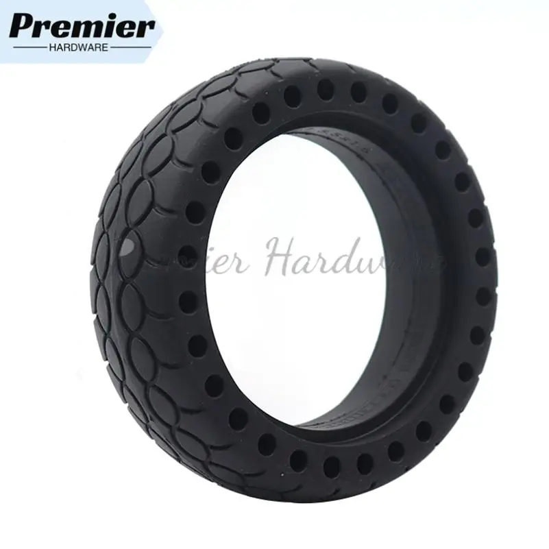 Moyeu arrière de roue de Scooter 5.5 pouces pour Xiaomi Mijia M365 PRO, pneus solides d'amortissement, pneus creux Non pneumatiques en nid d'abeille