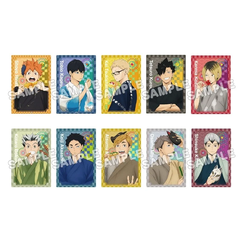 Japan Tbs Glowdia Goods Haikyu Edge Day Flash Card Small Cards Peripheral