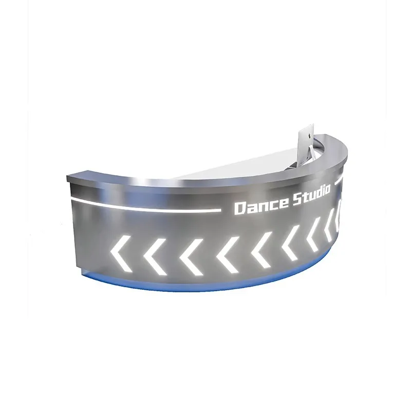 

Front Desk Dance Studio Gym Curved Bar Barber Shop High