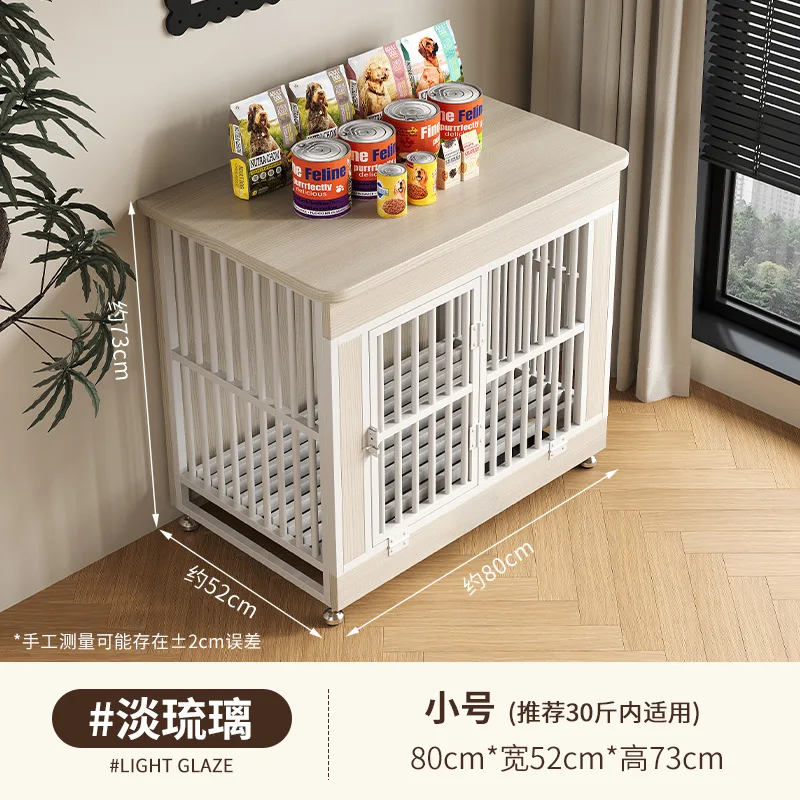 Indoor Metal Dog Cage, Multi-Functional Pet Furniture with Tray, Suitable for Small to Large Dogs, Durable and Spacious Kennel