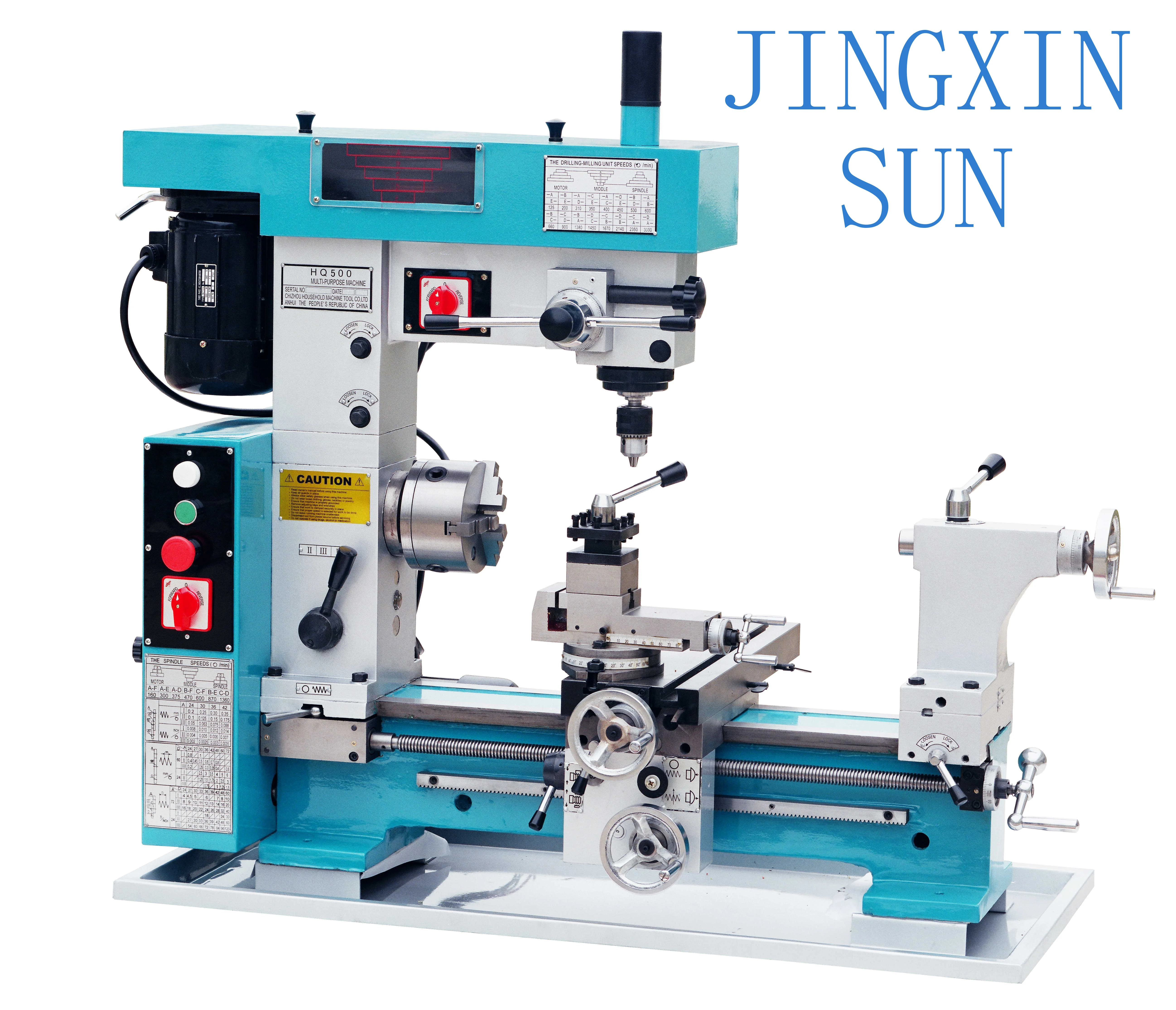 Cheap Price Mill Lathe Combo Drilling Milling Multi Purpose Machine HQ500