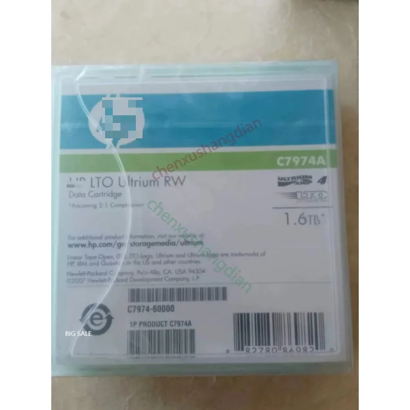 لشريط بيانات HP HP LTO4 1.6 تيرابايت c7974a، علامة تجارية أصلية جديدة