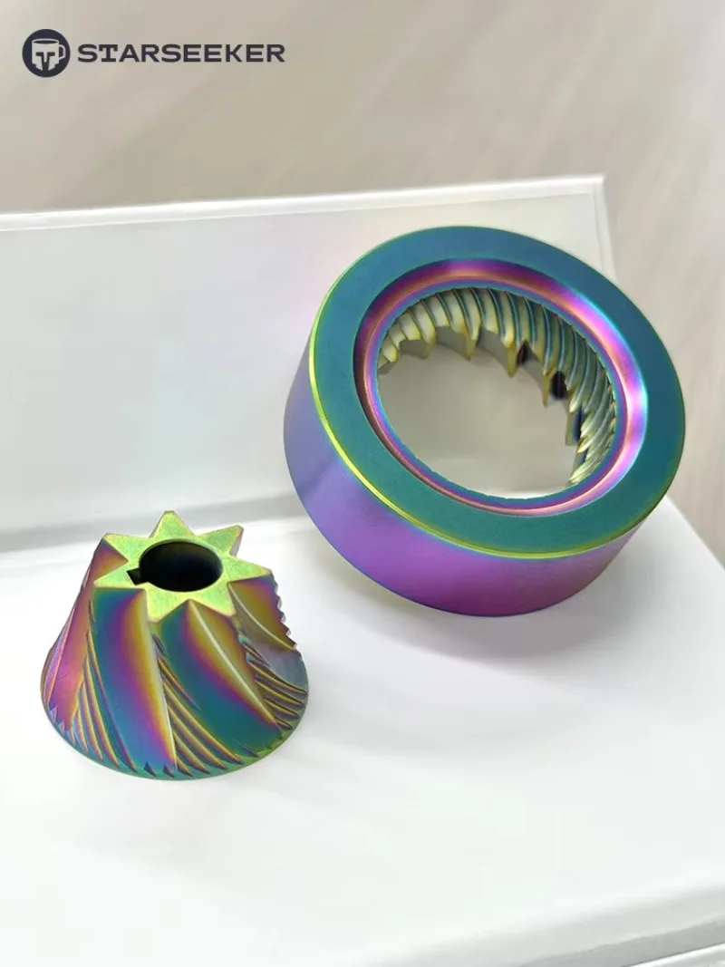 

【Best Choice】STARSEEKER E55 Espresso And Brew 55mm Titanium Burr Colorful