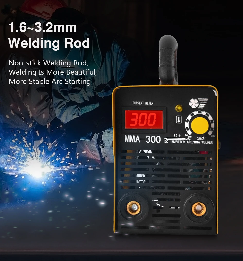 RDDSPON ARC Portable Industrial DC Inverter Portable Metal Mini Welding Machine 165-230V Power Frequency 50-60HZ Welding Machine