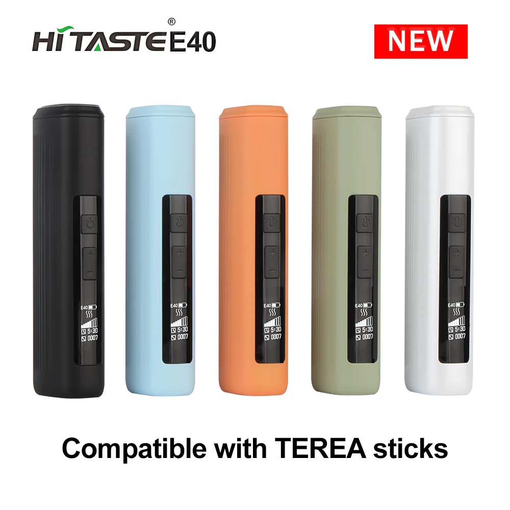 2024 NEW Hitaste OFFICIAL HITASTE E40 Terea Device Bladeless HNB Icos Iluma Alternatives 2600mah Vape Kit Compatible TEREAstick