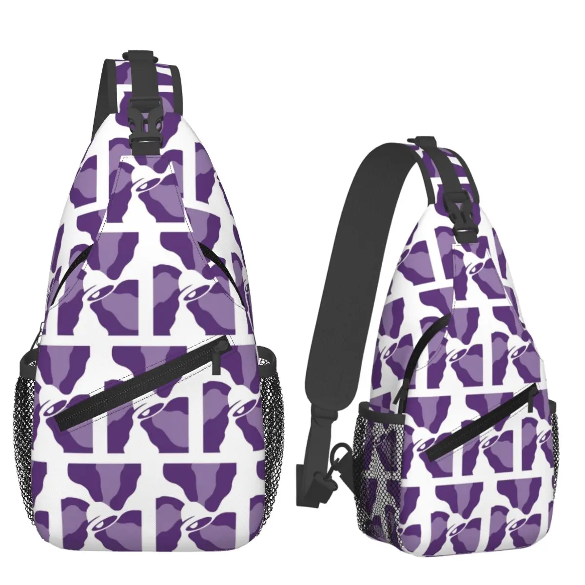 Taco Bell Explosion Chest Bag Men Sling Crossbody Backpack Chest Bag Travel Hiking Daypack Shoulder Bag