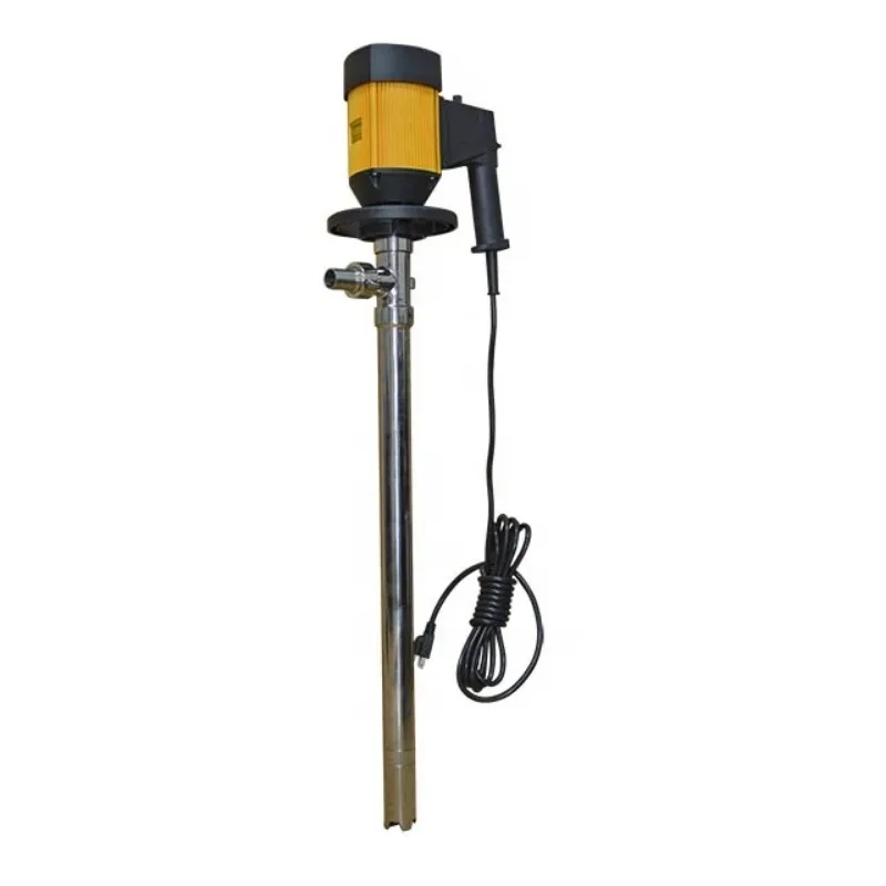 HD Vertical Centrifugal Stainless Steel Food Grade Sanitary Barrel Drum Pumps for Milk / Soybean Milk / Cooking Oil